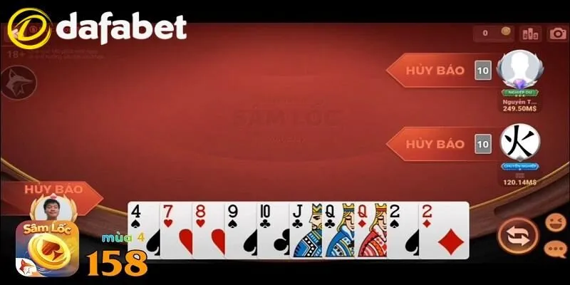 Sâm Lốc Online Dafabet - Trải Nghiệm Cực Đỉnh Cho Người Chơi 4 Kinh nghiệm chơi sâm lốc online thắng lớn
